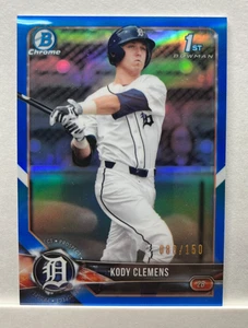 2018 Bowman Draft Chrome True Blue Refractor 88/150 Kody Clemens #BDC-121 B6 - Bild 1 von 2