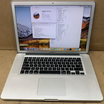 2010 MacBook Pro A1286 15" Intel i7-620M@2.67GHz, 8GB RAM, 500GB SSD High Sierra - Image 1 of 4