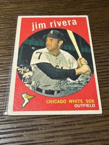 Jim Rivera 1959 Topps #213 - Chicago White Sox - fast neuwertig - kostenloser Versand - Bild 1 von 2