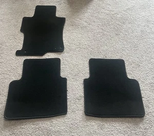 Honda Accord  Sedan Black Carpet Floor Mat Set 2008 - 2012 Mats Genuine OEM - Picture 1 of 5