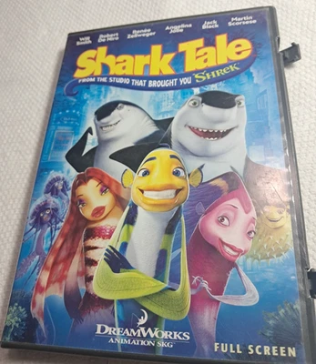 Shark Tale DVD Dreamworks Will Smith Jack Black Animation Full Screen 2005 - Image 1 of 2