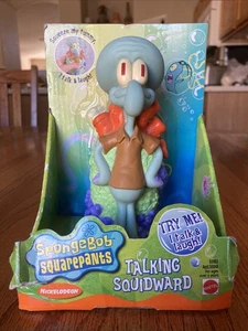 SpongeBob Schwammkopf Figur TalkinToy Thaddäus Mattel Figur 2000 Nickelodeon - Bild 1 von 24