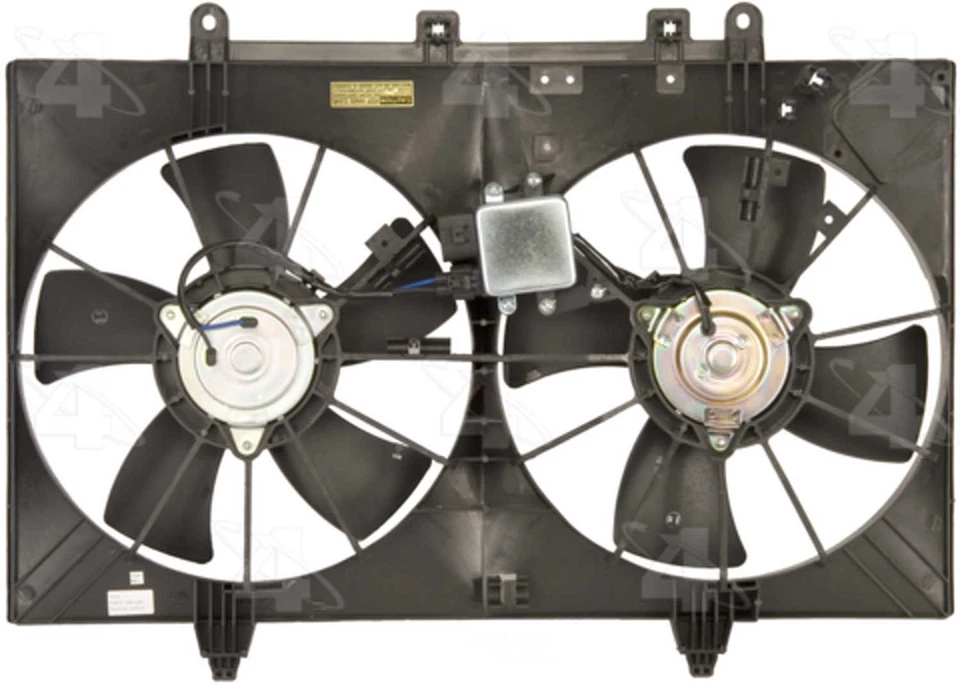 Ventilador doble radiador y condensador compatible con Infiniti M45 M35 2006-2010 cuatro estaciones Foto 1 de 2