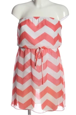 CHARLOTTE RUSSE Robe épaules nues Dames Robe T EU 36 rose-blanc - Photo 1/4