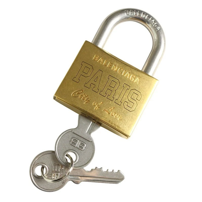 Bolso Candado Balenciaga City of Love Dije Cuero Usado Negro De Japón Foto 1 de 3