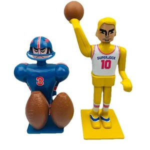 Vintage 1975 Super Jock Super Toe 9" Football Basketball Kickspielzeug Konvolut - Bild 1 von 11