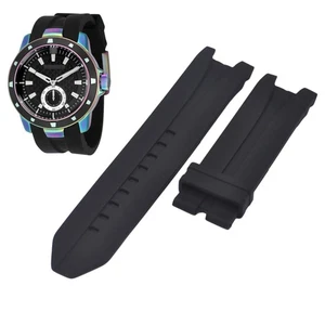 UF6 Collection TM-621007 24mm schwarzes Kautschukband für Technomarine - Bild 1 von 7