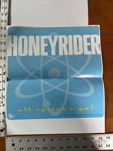 HONEY RIDER “ALL SYSTEMS GO” RARE CD/LP/TOUR PROMO POSTER - Picture 1 of 2
