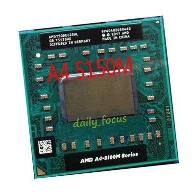 AMD A4-5150M AM5150DEC23HL Mobile APU Socket FS1 722pin 2.7Ghz CPU Processor - Image 1 of 3