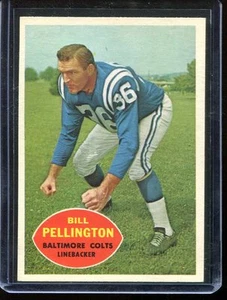 1960 Topps Football # 8 Bill Pellington (NM-MT) Near Mint to Mint - Picture 1 of 2