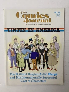 The Comics Journal #86 1983 Tintin Herge Love & Rockets America Discovers Tintin - Picture 1 of 5