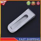 Stainless Steel Cash Clips Lightweight Plaid Book Clip Alloy for Business Travel
