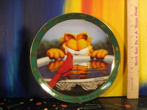 "It's not the having it's the getting" Garfield Danbury Mint Collector Plate - Picture 1 of 6