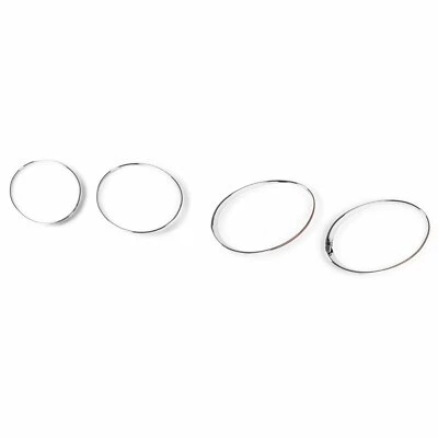 For Bentley Continental GT GTC 2D 03-10 4Pcs Chrome HeadLight Trim Bezel Cover - Image 1 of 3