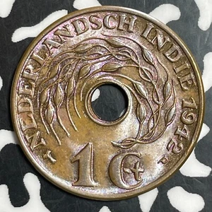 1942-P Netherlands East Indies 1 Cent Lot#T2603 High Grade! Beautiful! - Picture 1 of 2