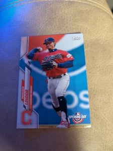 2020 Topps Opening Day #48 Francisco Lindor Cleveland Indians Card Baseball MLB