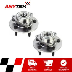 Par de conjuntos de cojinetes de cubo de rueda delantera sin ABS para Dodge Ram 1500 1994-1999 4x4 - Imagen 1 de 5
