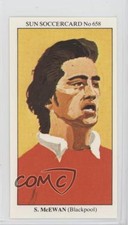 1978 The Sun Soccercards Midfielders Stan McEwan #658
