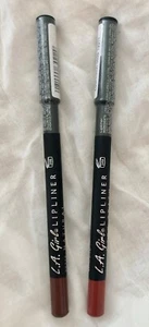 Lot of 2: New L.A. LA Girl Lip Liner 512 Natural 516 Dark Peach (Sealed 2-Pack) - Picture 1 of 1