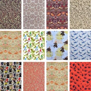 Extra Wide Cotton Fabric Prints Half Metre Quilt Clothing Apparel Craft Material - Picture 1 of 11