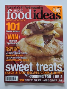 Super Food Ideas Magazine Issue 20 October 2001 Australia's No.1 Food Magazine - Picture 1 of 4