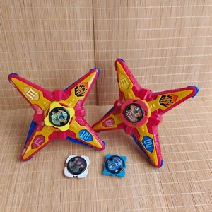 A Pair Of Power Rangers Ninja Steel DX Ninja Battle Morpher With 4 Ninja Stars - Picture 1 of 19