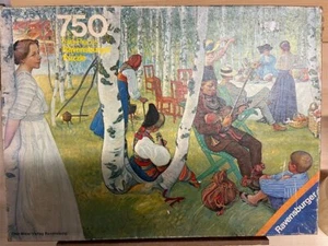 750 Pieces Jigsaw Puzzle, RAVENSBURGER, "Larsson - Frühstück im Grünen" - Picture 1 of 4