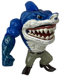 Street Shark Ripster Metallic 1994 Streetwise Designs 90s Cartoon Action Figure - Picture 1 of 8