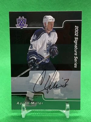 2001-02 In the Game Be A Player Signature Series #013 Aaron Miller AUTO - Image 1 of 2