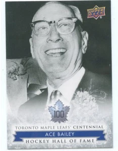 Toronto Maple Leafs Centennial SP #157 2017 cubierta superior As Bailey *50125 - Imagen 1 de 1