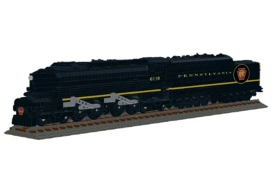 Custom LEGO Train  Pennsylvania Railroad T1 Duplex MOC - PDF Instructions Only - Image 1 of 4
