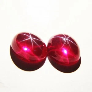 Certified Eye Clean Cabochon Shape Gemstone Excellent Star Ruby 26-28 Ct - Picture 1 of 5