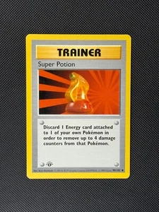 Super Potion 90/102 1st Edition Shadowless Pokémon Card Base Set WOTC Uncommon - Picture 1 of 3
