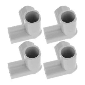 4 Pcs Guardrail Accessories Tee Pvc Fitting Pipe Fittings Corner Adapter Baby - Picture 1 of 12