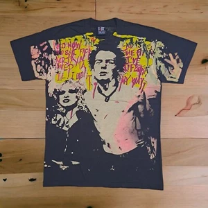 Sid vicious t shirt sex pistols punk band over print size: L Reprint black - Picture 1 of 13