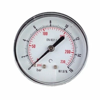 Heavy Duty Compressor Gauge 0-200 Fits Campbell Hausfeld GA031100AV GA015502AV - Image 1 of 2