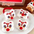 Plush,cloth Doll Brooch Chinese Style Hairpin Plush Lion Hair Accessories