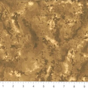 Tessuto mimetico marrone 100% cotone di 1/4 iarda - Foto 1 di 1