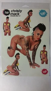 Fap Adult Film Actress Christy Mack Hot Sticker Decals Graphics Pack Of 5 - Picture 1 of 1