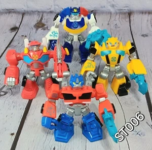 Hasbro Playskool Heroes Transformers Rescue Bots Action Figures 4-figure Lot - Picture 1 of 17