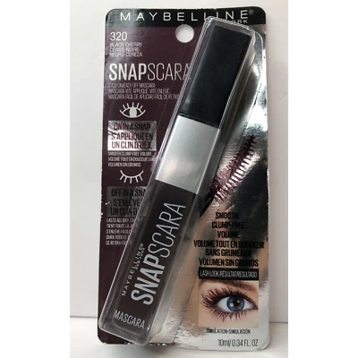 Maybelline Snapscara Mascara 320 Black Cherry Smooth Clump Free Volume .34 fl oz - Image 1 of 3