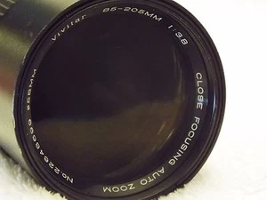Vivitar 85 - 205 mm 1:3.8 Close Focusing Auto Zoom Minolta MD Mount 58mm - Picture 1 of 10