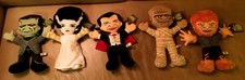 Toy Factory Universal Monsters Plush Mummy Dracula Frankie Wolfman Bride w/tags