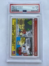 2003-04 Bazooka Comic Strip LeBron James #15 PSA 8 NM-MT Rookie RC