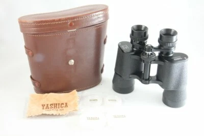 Binoculares ópticos completamente recubiertos Exc Yashica 7x35 Field 7° estuche original #2407 Foto 1 de 4