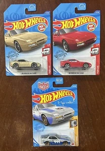 Hot Wheels 89 PORSCHE 944 TURBO - Red Gold Urban Outlaw Magnus Walker - Lot Of 3 - Picture 1 of 5