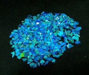 100 PCS Lot AAA Quality Natural Ethiopian White Opal Rough Loose Gemstone - Picture 1 of 1