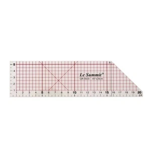 Clear View Quilt Bias Ruler 45 Degree Angle, 5cm × 20cm - Picture 1 of 1