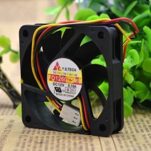 For new FD126015MB 12V6015 double ball 6CM ultra quiet fan - Picture 1 of 4