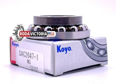 KOYO JAPAN SAC2647-1 Ball Bearing Premium Brand Koyo (Extended Inner) 26x47x15mm - Image 1 of 4
